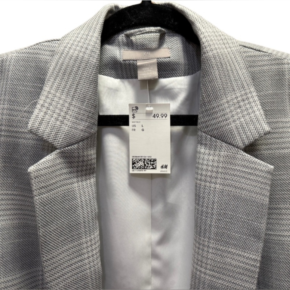 NWT H&M Plaid Blazer and Skirt Set Size Large - Picture 5 of 14